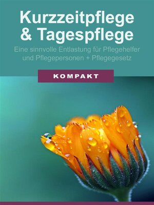 cover image of Kurzzeitpflege & Tagespflege--Eine sinnvolle Entlastung für Pflegehelfer & Pflegepersonen + Pflegegesetz 2017